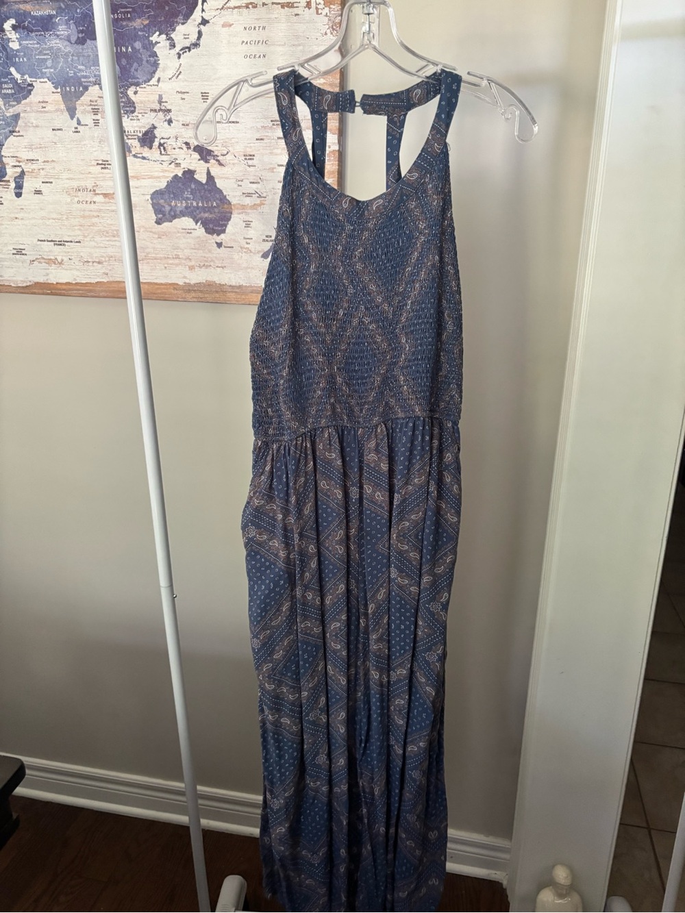 Boho Patterned Sleeveless Jumpsuit